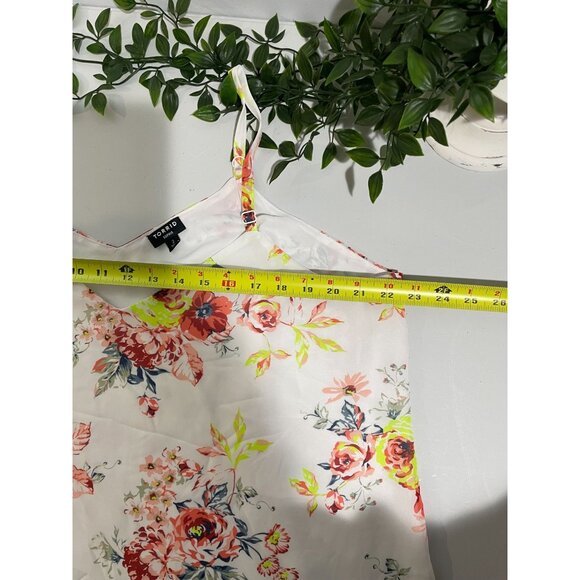 Torrid Plus Size Sophie Floral Chiffon Swing Cami Size 2 - Picture 6 of 10